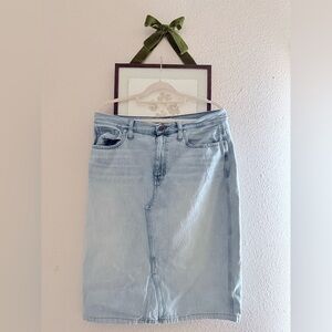 Light Blue Denim Skirt